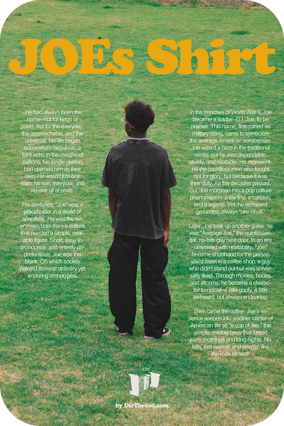 Joes Shirt DIRThreads Rounded Poster III